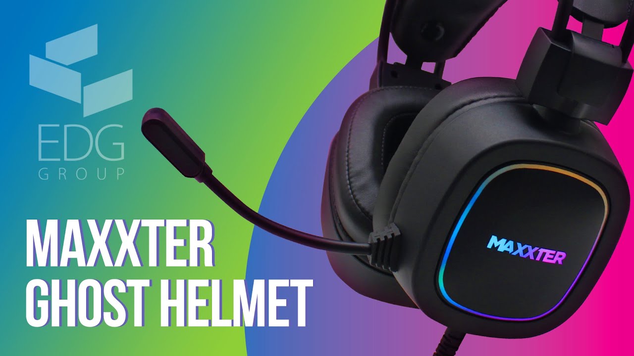 Ігрові навушники Maxxter Ghost Helmet – огляд та РОЗІГРАШ | EDG Group